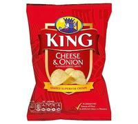 King Patatas fritas de queso y cebolla (10 x 25 grm)