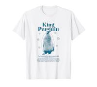 King Penguin Cute Encyclopedia Vintage Zoology Camiseta