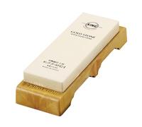 King Piedra de afilar dorada con soporte, grano 8000, para un acabado final, fabricada en Japón