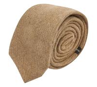 King & Priory Corbata de lana tejida marrón café, corbata para hombre, marrón, Taille unique