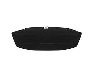 King & Priory Cummerbund de terciopelo negro