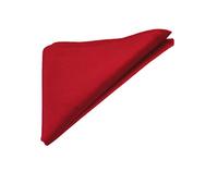 King & Priory Lujoso pañuelo de bolsillo de terciopelo rojo Rosso, rosso, Taille unique