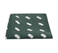 King & Priory Pañuelo de bolsillo bordado de oveja verde oscuro, verde, Taille unique
