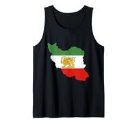 King Reza Pahlavi, Miga, Rise Iran, Libertad, Shah, Bandera de León Camiseta sin Mangas