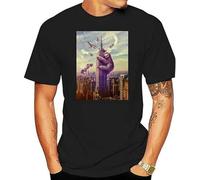 King Sloth Mens T-Shirt White Faultier Kong York Empire State Building Swag Faul Custom Made tee Shirt Size M
