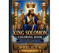 King Solomon Coloring Book: 50 Bold & Easy Biblical Designs Inspired by the Wisdom, Temple and Legends of King Solomon