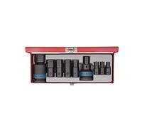 King Tony 6411MP - Juego de tubos impacto, 10 32 mm, 3/4 pulgadas
