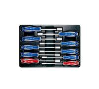 King Tony 930110CR - Ramitas juego de destornilladores, un conjunto de 10