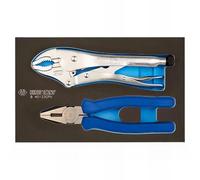 King Tony 940122GPV - Alicates de módulo para aficionados al bricolaje y profesionales, diseñados para reparación, instalación y tareas de taller, 2 piezas