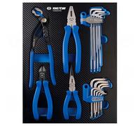 KING TONY 990222MRE Módulo espuma + PP 22 piezas Alicates + juego de llaves para profesionales y aficionados al bricolaje para trabajos y montaje precisos, diseño cuidadosamente seleccionado