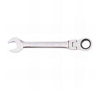 King Tony BLI373011M - Llave combinada de blíster con cabeza de trinquete articulada de 11 mm para bricolaje y profesionales, ideal para tareas de reparación e instalación, 11 mm