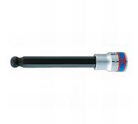 KING TONY Cristal hexagonal con cabeza esférica H6 140 mm para profesionales y aficionados al bricolaje, ideal para taller y reparación, con ref. 40D006
