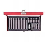 KING TONY Juego de bits 1023EQ con Hexágono y TORX® para adultos para uso diario práctico, 23 piezas