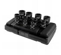 King Tony MB42011M M7 - Caja De Sockets De Impacto 1/5.1 cm - 10 A 32mm para aficionados al bricolaje y profesionales, construido para tareas de reparación e instalación, 32mm, 11 piezas