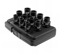 King Tony MB42011M1 M7 - Caja De Sockets De Impacto 1/5.1 cm - 10 A 21 mm para bricolaje y profesionales, construido para tareas de reparación e instalación, 21 mm, 11 piezas