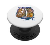 King Tut Antiguo Faraón Egipcio Universo Mágico PopSockets PopGrip Adhesivo