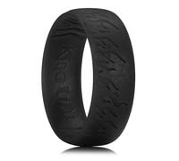 King Will Anillos de boda de silicona para hombre, 6,6 mm de ancho, 1,8 mm de grosor, varios colores, diseño transpirable, ajuste cómodo, tallas 7-13, Silicona, Sin piedra preciosa