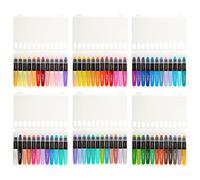 KINGART 580-72 - Juego de lápices de gel, 72 colores únicos, soluble en agua, cremoso e inodoro, uso en papel, madera, lienzo y más