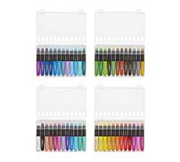 KINGART Juego de lápices de gel 580-48, crayones pigmentados para artistas, 48 colores únicos, solubles en agua, cremosos e inodoros, uso en papel, madera, lienzo y mucho más