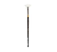 KINGART Premium Original Gold 9246-2 Bristle RAKE Fan Series Artist Brush, Synthetic Bristle, Short Handle, for Acrylic, Watercolor, Oil and Gouache Painting, Size 2