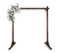 Kingbar Soporte De Arco De Boda De Madera, Grandes Soportes De Respaldo para Bodas, Marcos De Flores Rectangulares para Ceremonias, Fotografía, Aniversarios, Regalos De Novia, Decoración Rural