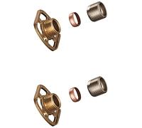 KINGBATH™ Kit de fijación de válvula de barra, soportes de 3/4 pulgadas, montaje en pared, kit de fijación rápida para válvula de barra de ducha termostática o grifo mezclador de ducha