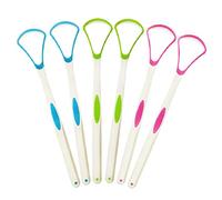 KingbeefLIU Herramienta de limpieza de la lengua Ergonomía no rota Diseño de la operación simple Limpiador de la lengua Limpiador de la lengua fresca oral Cepillo de la lengua para el viaje