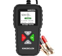 KINGBOLEN Comprobador de baterias de coche 24V/12V/6V, BM550 PLUS 2-220Ah 100-2000 CCA Pantalla LED arrancador baterias coches comprobador de pilas para coche apto para automóviles motocicleta ATV SUV