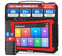 KINGBOLEN K7 OBD2 Diagnosis Coche Multimarca, Bidireccional Maquina Diagnosis Coche, Codificación ECU Online,Sistema Completo Diagnosis 31+ Servicios，actualizaciones gratuitas de por Vida