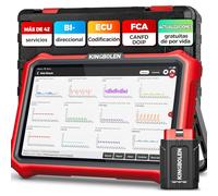 KINGBOLEN K8 Pro OBD2 Diagnosis Coche Multimarca, Bidireccional Maquina Diagnosis Coche, Codificación ECU Online,Sistema Completo Diagnosis 42+Reajustes, CANFD＆DOIP, FCA, Actualizaciones gratuitas