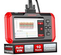 KINGBOLEN S600 OBD2 Scanner Diagnostic Tool Lifetime Free Update,Automotive Engine 4 Systems Scan Tools with 8 Resets,ECM/TCM/SRS/ABS Code Reader OIL TPMS BRAKE SAS Throttle Adaptation Service,AutoVIN