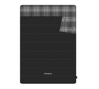 KingCamp 100% Algodón Franela Saco Dormir Doble, 3 en 1 con Manta, 220 * 168cm XXL,Saco de Dormir 2 Personas con Almohadas,Adulto Invierno para Familias Camping, Viajes y Interiores.