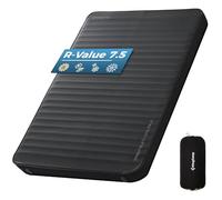 KingCamp Almohadilla de Dormir 3D autoinflable Gruesa para Acampar, Impermeable, Ligera, Almohadilla de Espuma de Campamento, Extra Gruesa R Value 6.1