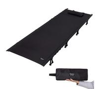 KingCamp Cama Plegable Ultralight 2,45 kg Cama de Camping Que se Pliega a 36x13cm Fácil de Llevar Capacidad Máxima 136kg para Camping, Exterior, Viajes, Playa, Jardín & Hogar