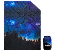 KingCamp Manta Camping Ultraligera,Compacta,Impermeable,Manta de Viaje con Botones 200x145 cm,Multiusa para Viaje, Senderismo, Oficina, Parque, Aviones,Estrellado