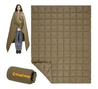 KingCamp Manta de Camping, Cálida Compacta Multifuncional, 175×135cm