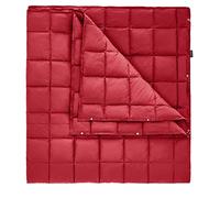 KingCamp Manta de Camping Ligera para Exteriores, 79 x 57 Pulgadas, Manta de Viaje Multifuncional, cálida, Manta de Dormir Ultraligera con botón a presión, edredón para Dormir para picnics, Playa,