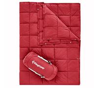 KingCamp Manta Ultraligera para Acampada, Manta Multifuncional de Viaje para Exteriores con botón a presión, Emergencia para Senderismo, hogar, Picnic, Camping, Viajes, 152 x 203 cm