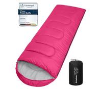 KingCamp Saco de Dormir de Verano para niños y Adultos Ligero y Compacto Rosa R