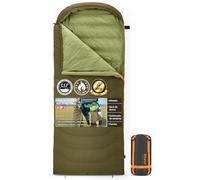 KingCamp Saco de Dormir Plumas Invierno Ligero,Compacto,Impermeable,Saco de Dormir Invierno para Adultos,3-4 Estaciones,Saco de Dormir al Aire Libre,Camping,Senderismo