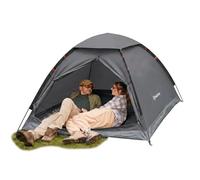 KingCamp Tienda de Campaña 2-3 Personas, Impermeable 3000mm, Ultraligera Tienda con Cubre Lluvia Grande + Cuerdas Reflectantes, Montaje Fácil para Festivales/Fin de Semana/Viajes - 210x180x130cm