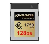 KINGDATA Tarjeta CFexpress Tipo B 128GB, 8K Raw Vídeo, Alta Velocidad Tarjeta de Memoria CFE Type B Card Compatible con DSLR, Cámara
