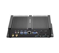 KINGDEL 4K HTPC/Mini PC, CPU i7, 16GB de RAM, 256GB SSD, HDD de 1TB, 2xCOM RS232, 4xUSB 3.0, HD, VGA, Wi-Fi, Sistema operativo, Estuche metálico