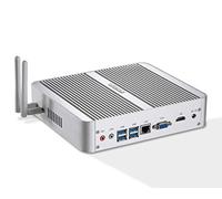 KINGDEL Mini computadora de Escritorio, Sin Ventilador, i5 8th Gen.CPU, 4GB DDR4 RAM, 120GB SSD + 1TB HDD, 4K: 4096x2304, HD, LAN, VGA, Estuche metálico Completo