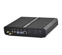 KINGDEL Mini PC sin Ventilador, computadora de Escritorio Delgada, con CPU i7 de 8ª generación de 4 núcleos, 8 GB de RAM DDR4, SSD NVMe de 128 GB, Soporte de Pantalla Dual 4K, HD, DP, Carcasa