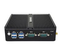 KINGDEL N100/N150 4C/4T, 16 GB DDR4 RAM 256 GB NVMe SSD, Firewall Soft Router 2xLAN, 2xCOM RS232, HD+VGA Dual Display 4K: 4096x2160 4xUSB3.0