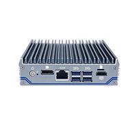 KINGDEL X10 Mini PC Home Firewall Celeron J4125 4 Cores CPU 4GB DDR4 RAM 128GB SSD UHD Graphics 600 Support 4K 1xHD 1xDP 4xLAN 4xUSB3.0 1xCOM
