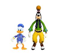 Kingdom Hearts 3 Figura De Acción Selecta 2-Pack | Goofy Y Donald