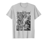 Kingdom Hearts Grey Panels Camiseta, Hombre, Plata, L