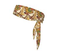 Kingdom Of Bhutan Map03 - Diademas con estampado ninja ajustable, para hombres, banda deportiva para yoga, correr, baloncesto